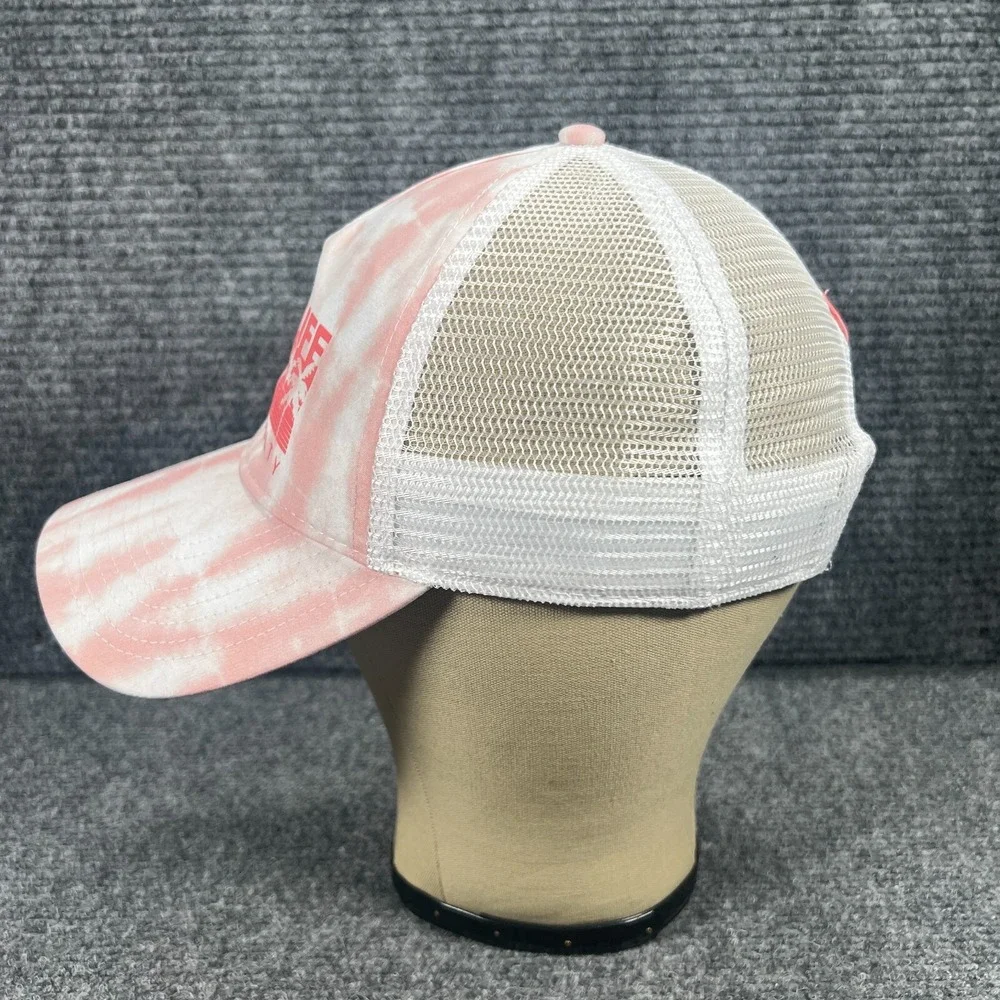 Salt Life Hat Cap Womens Adult White Pink Snap Back Trucker Mesh Live Salty OSFM